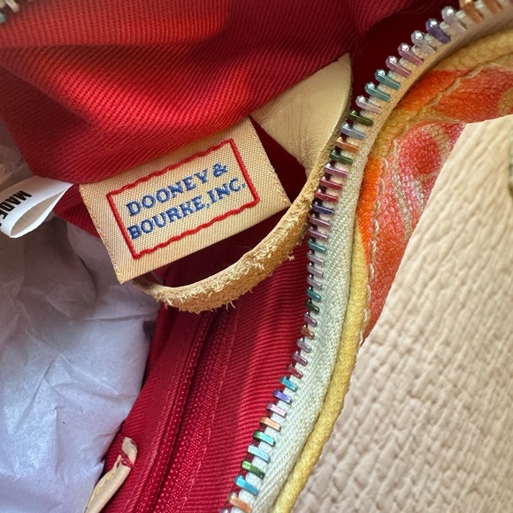 Vintage Y2K Dooney & Bourke Ice Cream/ Popsicles Shoulder Bag, Rainbow Zip🍦 - Picture 12 of 13